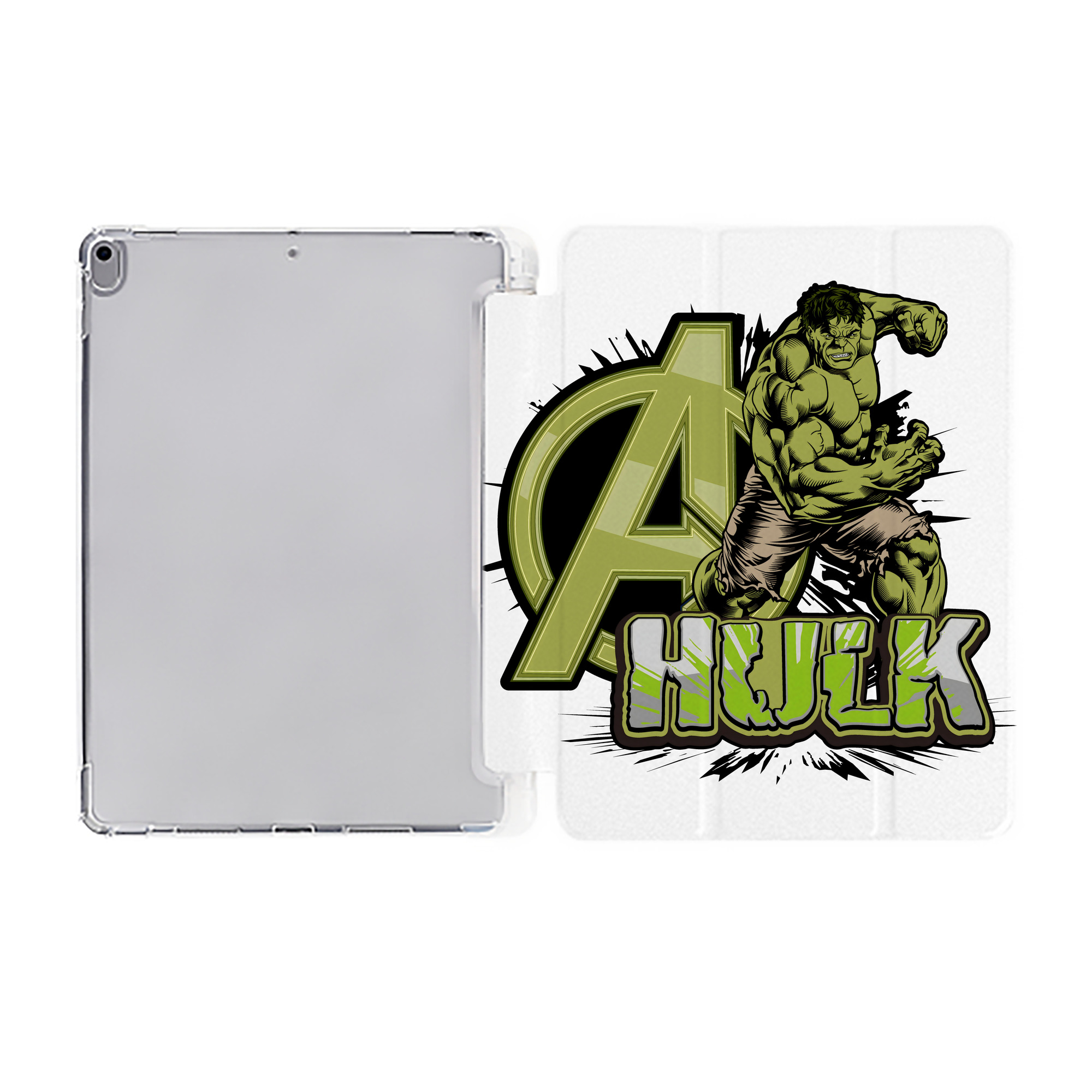 （画像用） アベンジャーズ The Avengers IPad ケース ペン収納付き 三つ折りスタンド PUレザー×シリコン 対応機種9.5/10.5/10.9インチ